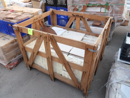 pallet of marble tile