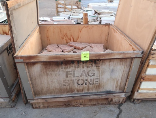 crate of flag stone rock