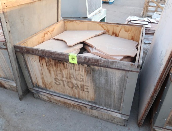 crate of flag stone rock