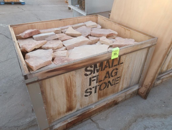 crate of flag stone rock