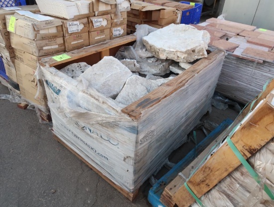 crate of white stone