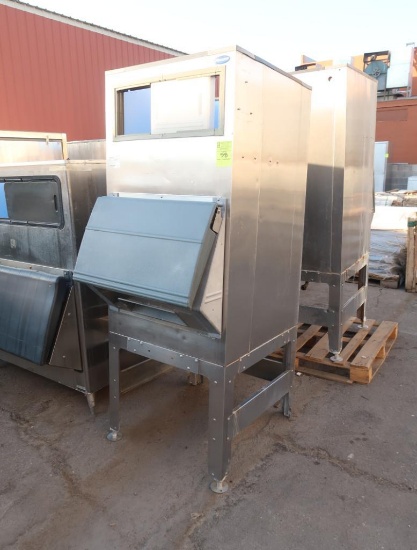 Follett ice storage bin, on stand