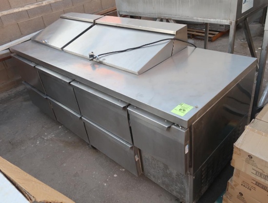 Continental refrigerated prep table