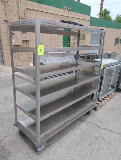 stainless shelving cart