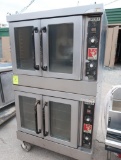Wolf double stacked convection ovens