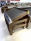 WOOD PRODUCE SLANTED DISPLAY