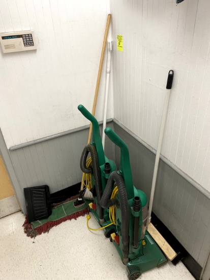 VACUUM CLEANERS AND PUSH BROOMS