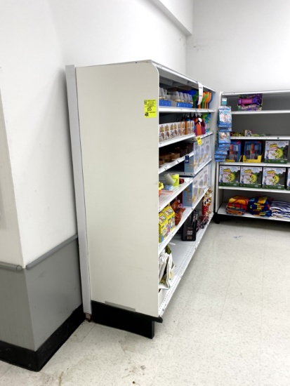 48FT RUN OF MADIX WALL SHELVING