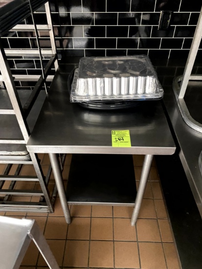 STAINLESS STEEL TABLE
