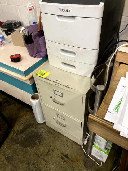 TWO DRAWER FILE CABINET