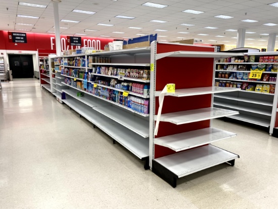 42FT RUN OF MADIX SHELVING