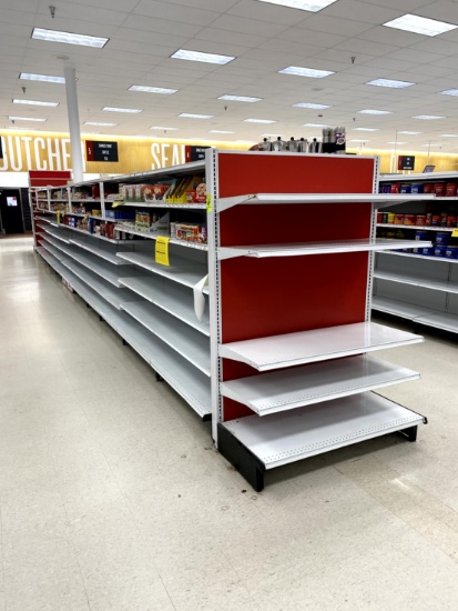 42FT RUN OF MADIX SHELVING