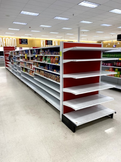 42FT RUN OF MADIX SHELVING