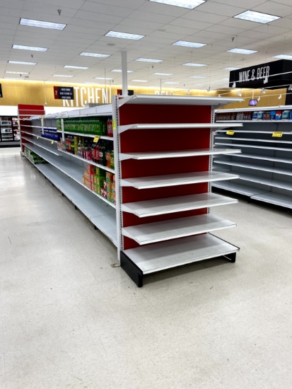 42FT RUN OF MADIX SHELVING