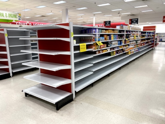 43FT RUN OF MADIX SHELVING
