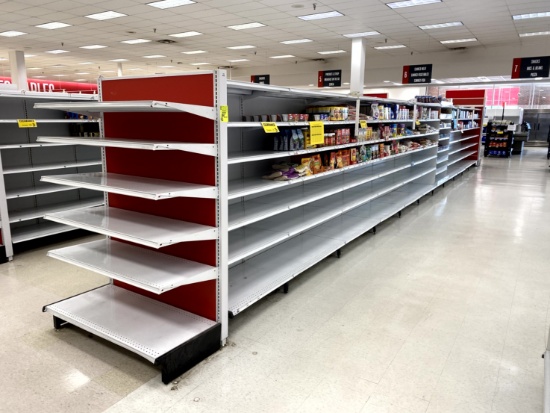 43FT RUN OF MADIX SHELVING