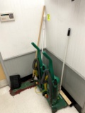 VACUUM CLEANERS AND PUSH BROOMS