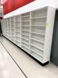 WOOD WALL SHELVING UNIT