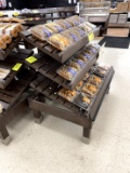 3 TIER WOOD SLANTED DISPLAY
