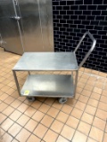TWO TIER STAINLESS CART