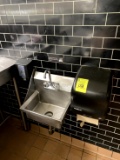 HAND SINK W/ PAPER TOWEL AND SOAP DISPENSER