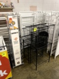 GROUP OF BLACK METRO RACKS