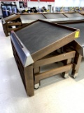 WOOD PRODUCE SLANTED DISPLAY