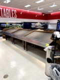 WOOD PRODUCE SLANTED DISPLAY