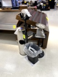 PRODUCE BAG STANDS AND TRASH CANS