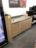 FLORAL MILLWORK WITH SINK