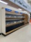 20FT OF LOZIER WALL SHELVING W/ BOOK/MAGAZINE RACKS