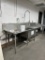 STAINLESS STEEL PRODUCE PREP SINK W/ DISPOSAL CHUTE