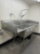 STAINLESS STEEL 3 COMPARTMENT SINK W/ SPRAYER