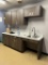 MILLWORK SINK TABLE AND CABINETRY IN BREAK ROOM