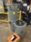 BRUTE TRASH CANS W/ DOLLEY