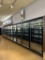 10 GLASS DOOR BEER WALK-IN BOX W/ RACKS AND MAN DOOR
