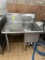 STAINLESS STEEL SINGLE BASIN SINK