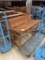 4FT PORTABLE ADJUSTABLE SLANT PRODUCE MERCHANDISERS