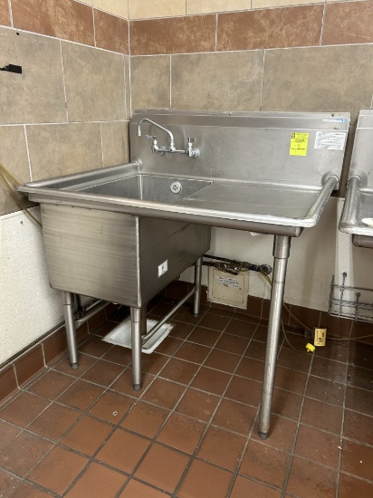LOAD KING STAINLESS STEEL SINGLE BASIN SINK