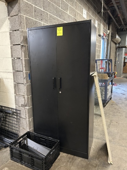 3FT METAL STORAGE CABINET W/ KEYS