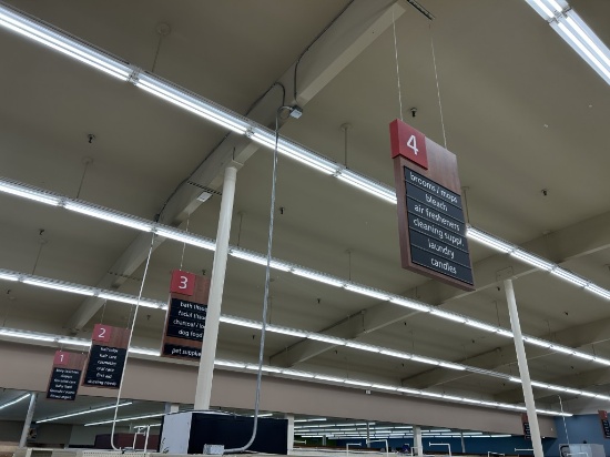 ALL AISLE MARKERS IN STORE