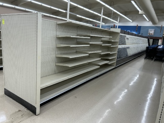 66FT OF LOZIER GONDOLA SHELVING (SEE DESC)