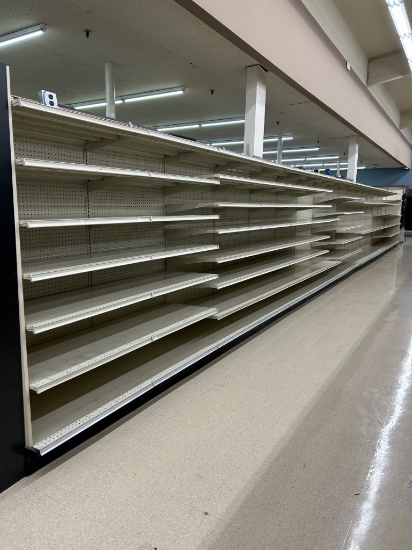 51FT OF LOZIER WALL SHELVING