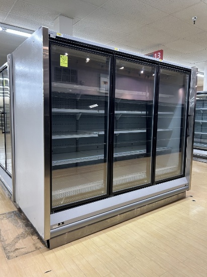 2000 HUSSMANN 3 DOOR LOW TEMP REACH-IN CASE