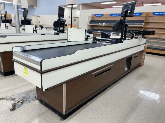 KILLION SINGLE BELT CHECKSTAND W/ BAGGING CAROUSEL (NO POS)