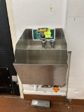 STAINLESS HAND SINK W/ EYEWASH