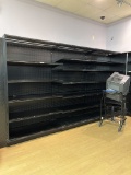 12FT OF LOZIER WALL SHELVING