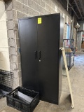 3FT METAL STORAGE CABINET W/ KEYS