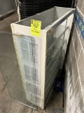 GLASS DOOR MERCHANDISING SHELVING UNIT
