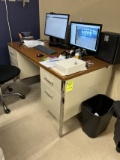 5FT METAL FRAMED DESK